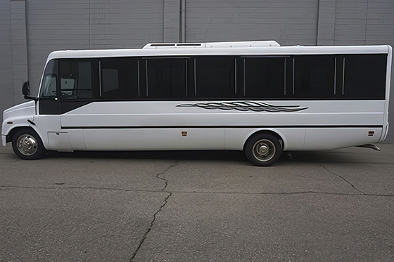 38 passenger limo bus